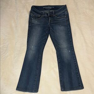 American Eagle Outfitters Dark Blue Flare Jeans